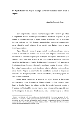 Do N`gola Ritmos ao Projeto Kalunga_congresso