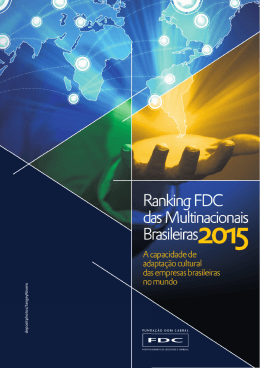 Ranking FDC das Multinacionais Brasileiras