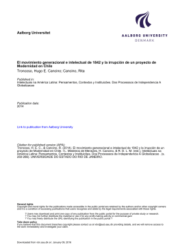 Aalborg Universitet El movimiento generacional e intelectual