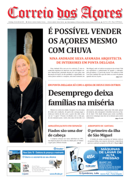 Desemprego deixa fam&iacute;lias na mis&eacute;ria EM