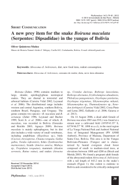 Full PDF - Phyllomedusa