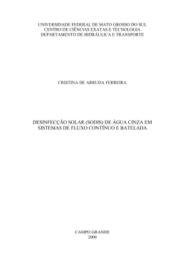 UNIVERSIDADE FEDERAL DE MATO GROSSO DO SUL