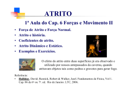 1ª Aula do cap 06 Força de Atrito