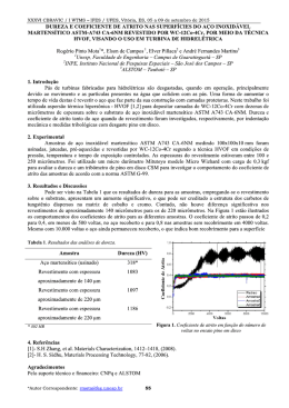 DUREZA E COEFICIENTE DE ATRITO NAS - mtc