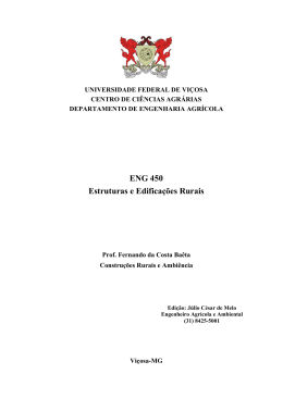 ENG 450 Estruturas e Edifica&ccedil;&otilde;es Rurais