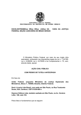 PROCURADORIA DA REP&Uacute;BLICA EM MINAS