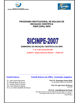 PROGRAMA INSTITUCIONAL DE BOLSAS DE INICIA&Ccedil;&Atilde;O