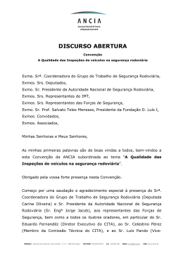 DISCURSO ABERTURA