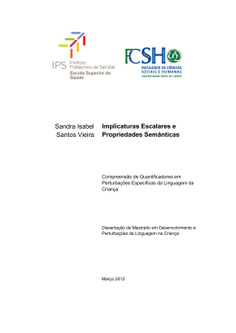 Modelo formal de apresentação de teses e dissertações na FCSH