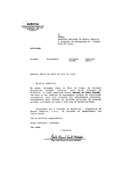 “, mAlEu`rlcA - Sindicato Nacional do Ensino Superior