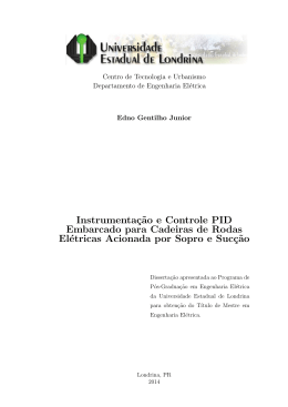 Instrumenta&ccedil;&tilde;ao e Controle PID Embarcado para Cadeiras de