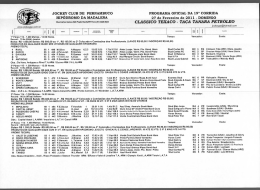 JOCKEY CLUB DE PERNAMBUCO HIPODROMO DA MADALENA