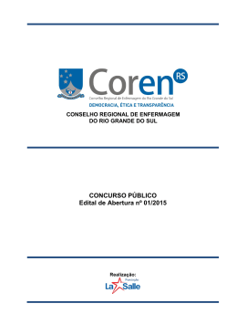 Edital - Funda&ccedil;&atilde;o La Salle