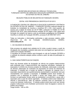 secretaria de estado de ci&ecirc;ncia e tecnologia funda&ccedil;&atilde;o