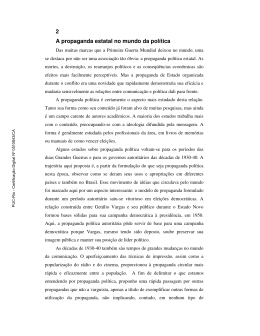 2 A propaganda estatal no mundo da política - Maxwell - PUC-Rio