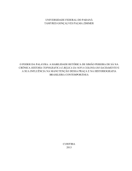 Texto integral - Setor de Ciências Humanas