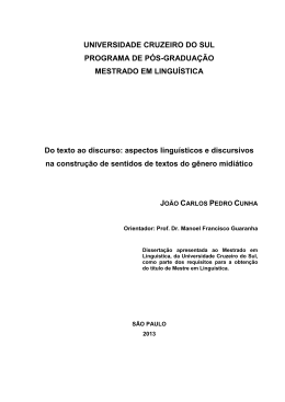 Artigo Completo - Universidade Cruzeiro do Sul