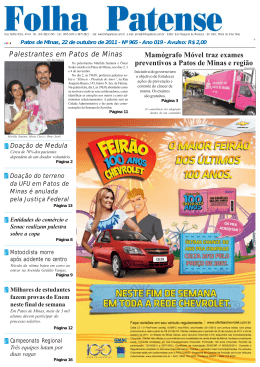 Folha Patense 22/10/2011(nº 965