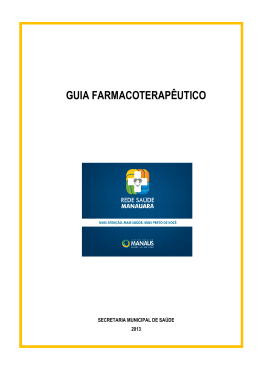 GUIA FARMACOTERAPÊUTICO