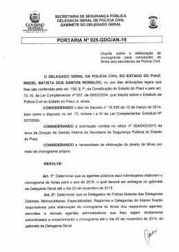 PORTARIA N° 025-GDGIAN-15