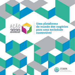 Uma plataforma do mundo dos negócios para uma