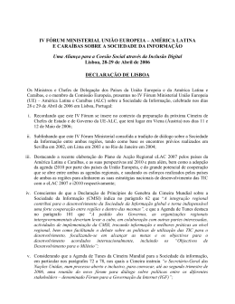 Declara&ccedil;&atilde;o de Lisboa