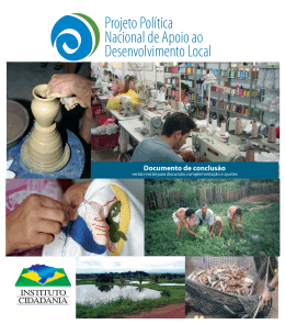Projeto Política Nacional de Apoio ao