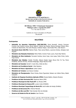 Di&aacute;logos sobre a Agenda P&oacute;s-2015