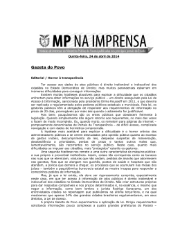 Gazeta do Povo - Ministério Público do Paraná