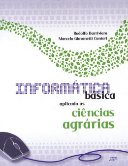 Inform&aacute;tica B&aacute;sica - Aplicada &agrave;s Ci&ecirc;ncias Agr&aacute;rias