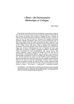 "Pirro, do Dictionnaire Historique et Critique (tradu&ccedil;&atilde;o de Jos&eacute; R