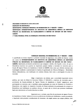 iamsp 2015 - Conselho Regional de Biomedicina 1ª Região