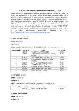 Confira aqui - Governo do Estado de Pernambuco