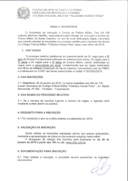 polícia ivhlitar de santa catarina diretoria de instruçaú e ensino