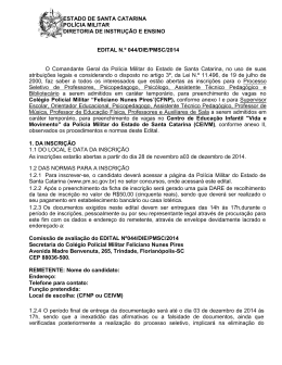 Abertura Edital