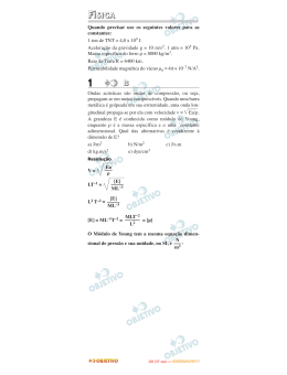 FÍSICA - Curso Objetivo