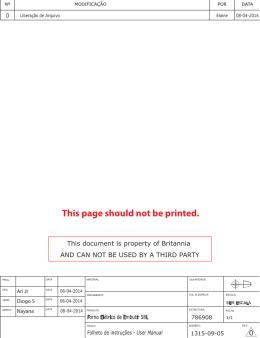 Manual de instruções