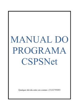 Qualquer dúvida entre em contato: (33)32795093