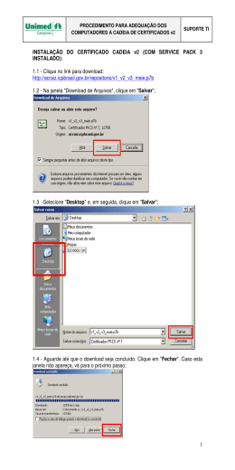 Instala&ccedil;&atilde;o da Cadeia v2 do ICP-Brasil