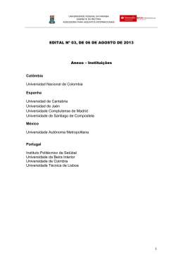 Anexo - Institui&ccedil;&otilde;es - Universidade Federal da Para&iacute;ba
