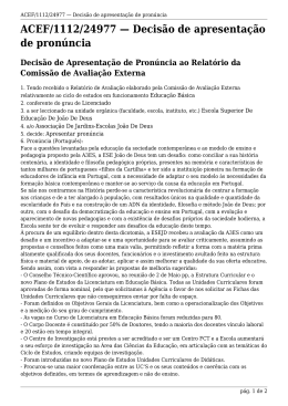 ACEF/1112/24977 Decis&atilde;o de apresenta&ccedil;&atilde;o de pron&uacute;ncia