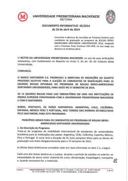 DI. 05/2014 Edital Santander Ibero Americana 201