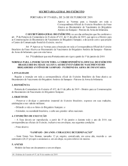 Aprovada a frase alusiva ao Bicenten&aacute;rio de Nascimento do