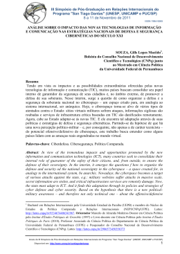An&aacute;lise sobre o impacto das novas TIC nas
