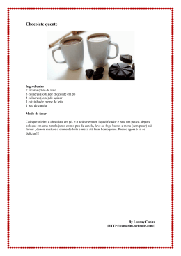 Chocolate quente (receita) (242737)