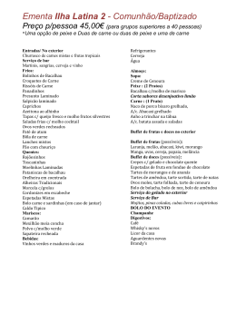Ementa Latina - Comunh&otilde;es e Batizados 2015