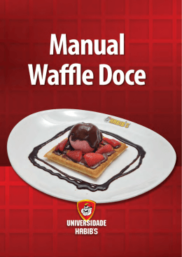 Waffle Morango