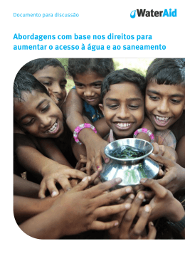 Abordagens com base nos direitos para aumentar o