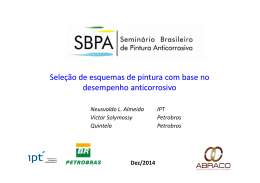 Sele&ccedil;&atilde;o de esquemas de pintura com base no