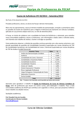 Exame de Sufici&ecirc;ncia CFC 02/2012